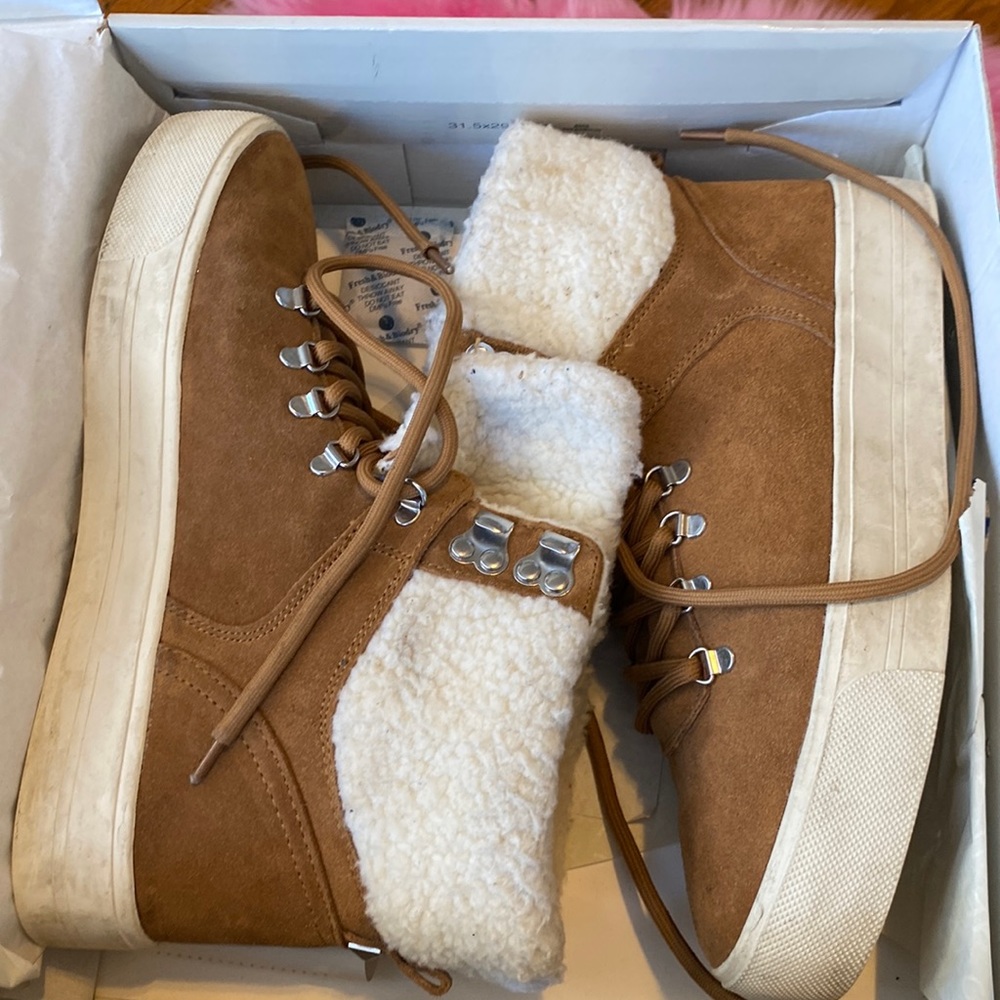 Marc Fisher Medium Brown Suede Boots